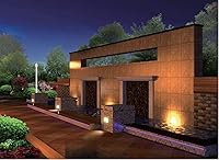 Vista 6 de LIT-PaTH Accesorio de iluminación LED para exteriores, farol de poste, 9.5 W, 800 lúmenes, luz blanca diurna de 5000 K, carcasa de aluminio más