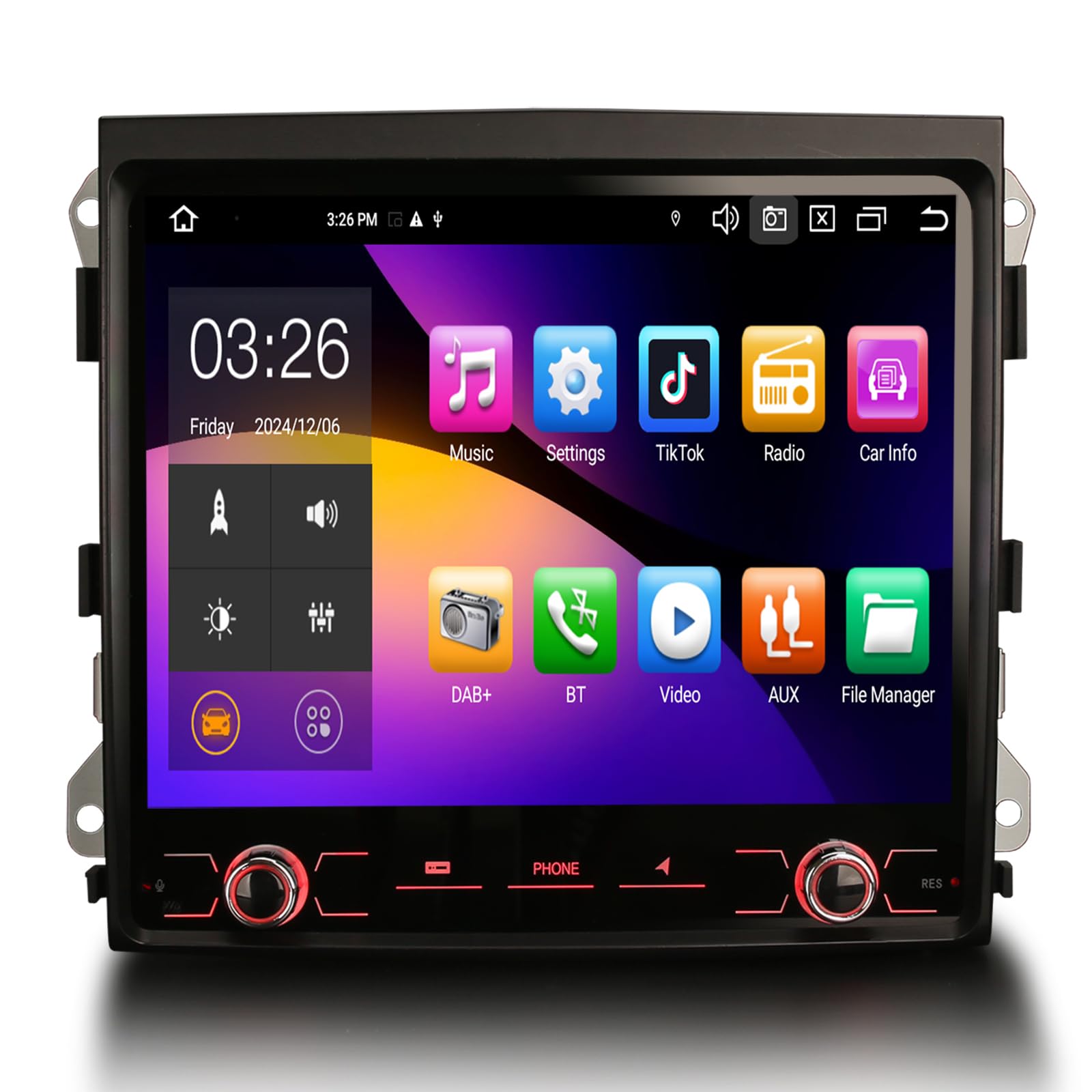 8-rdzeniowy 4 + 64 GB 8,4 cala Android 14 radio samochodowe do Porsche Cayenne 2010-2017 GPS nawigacja Carplay Auto DSP IPS OBD Bluetooth A2DP DVB-T/T2 WiFi DAB+ TPMS DVR