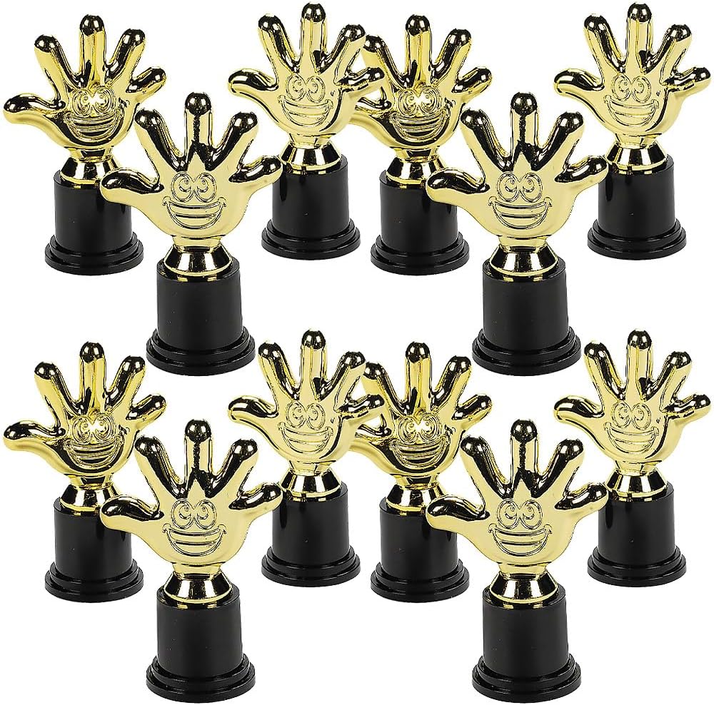 High Five Trophies Great for Rewards (Set of 12)