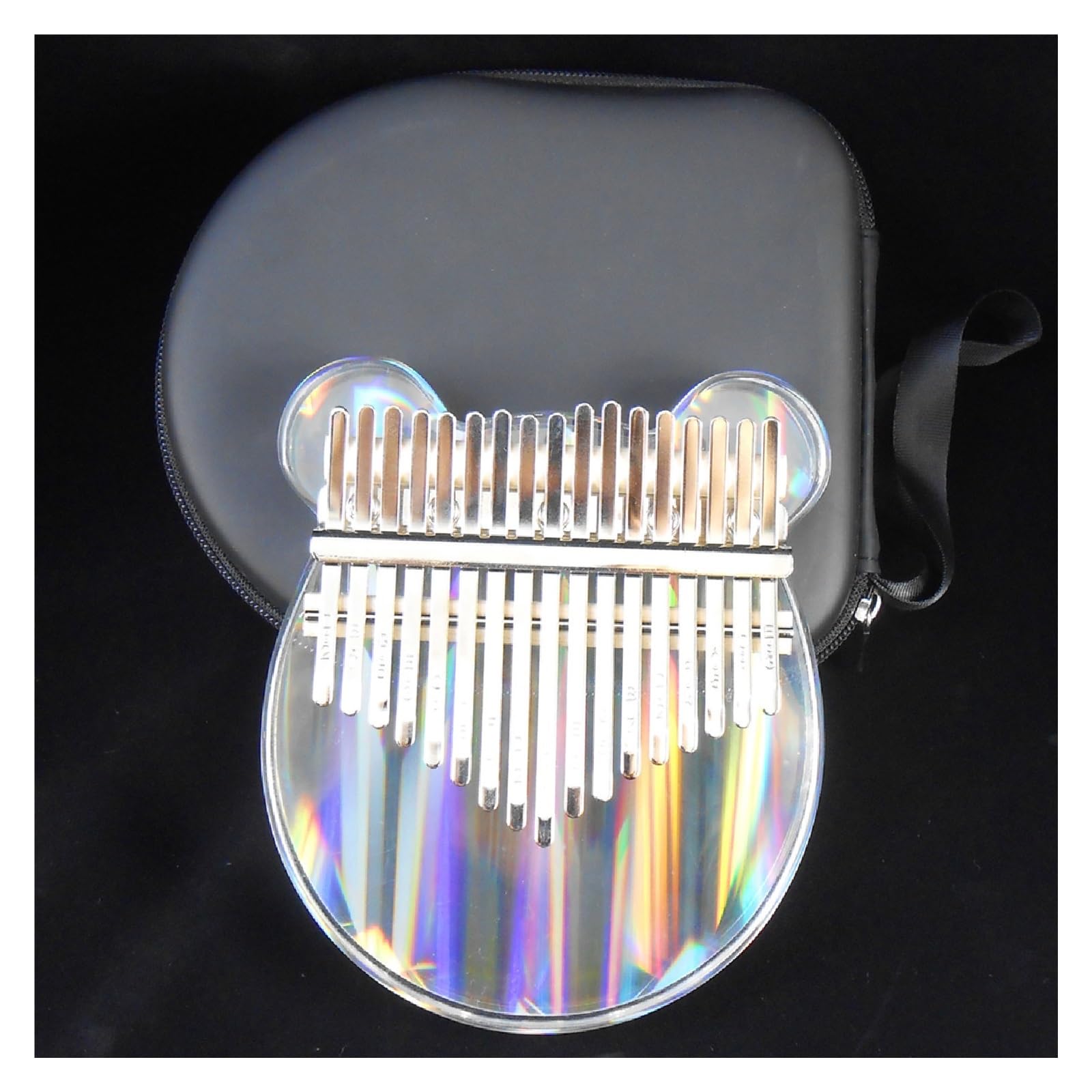 Kalimba Kolorowe Akrylowe Pianino Tęczowe Dla Początkujących 17-nutowe Pianino Kalimba Thumb(Style 2)