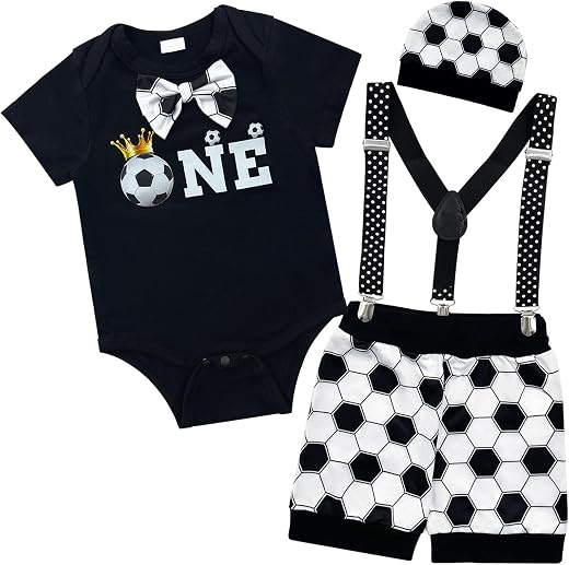 Wosixima Baby Girls 1st Birthday Costume Outfits First Birthday Newborn Clothes+Holy Cow Flared Pants Set+Headband 3 pcs Gift
