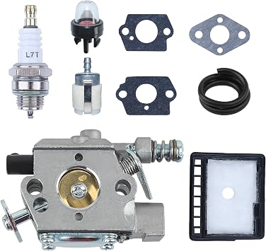 CS3000 WT-589 Carburetor for Echo CS-341 CS-345 CS-346 CS-3000 CS-3450 CS-3400 Chainsaw with Air Fuel Filter Primer Bulb Replace A021000232 A021000230