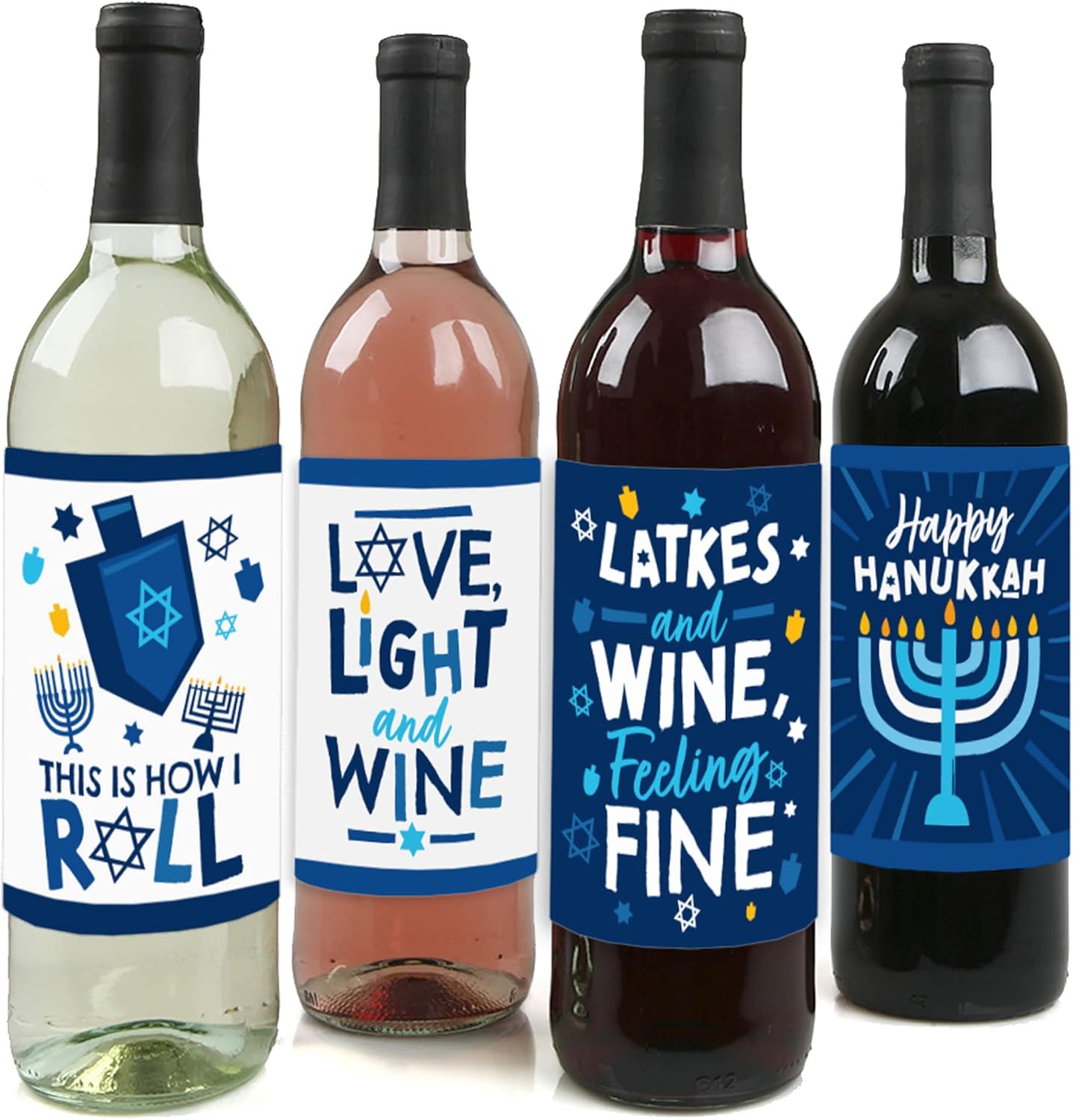 Big Dot of Happiness Hanukkah Menorah Chanukah Holiday