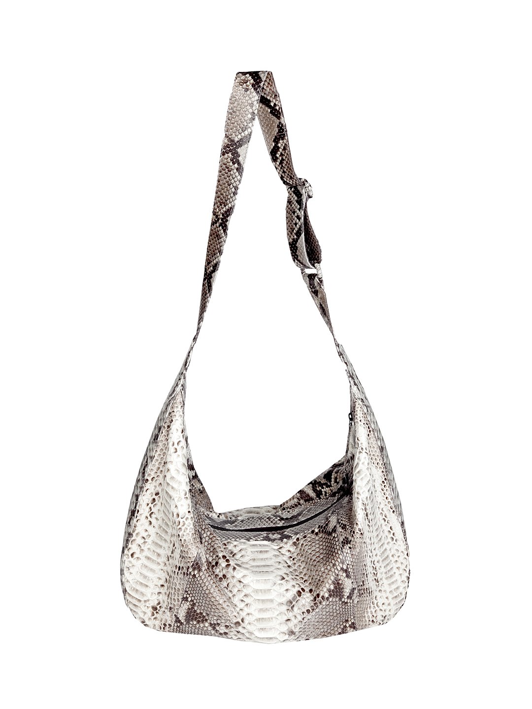 Cashhimi Orlando Genuine Python Messenger Bag