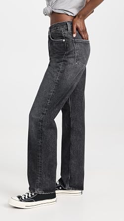 AGOLDE Women's Fran Low Hung Straight Jeans