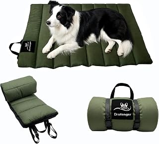 Hundedecke 110 x 68cm Waschbares, Hundematte Komfort und Weiches Wasserdichtes Hundebett, Hundekissen für Reise Camping Outdoor (Grün)