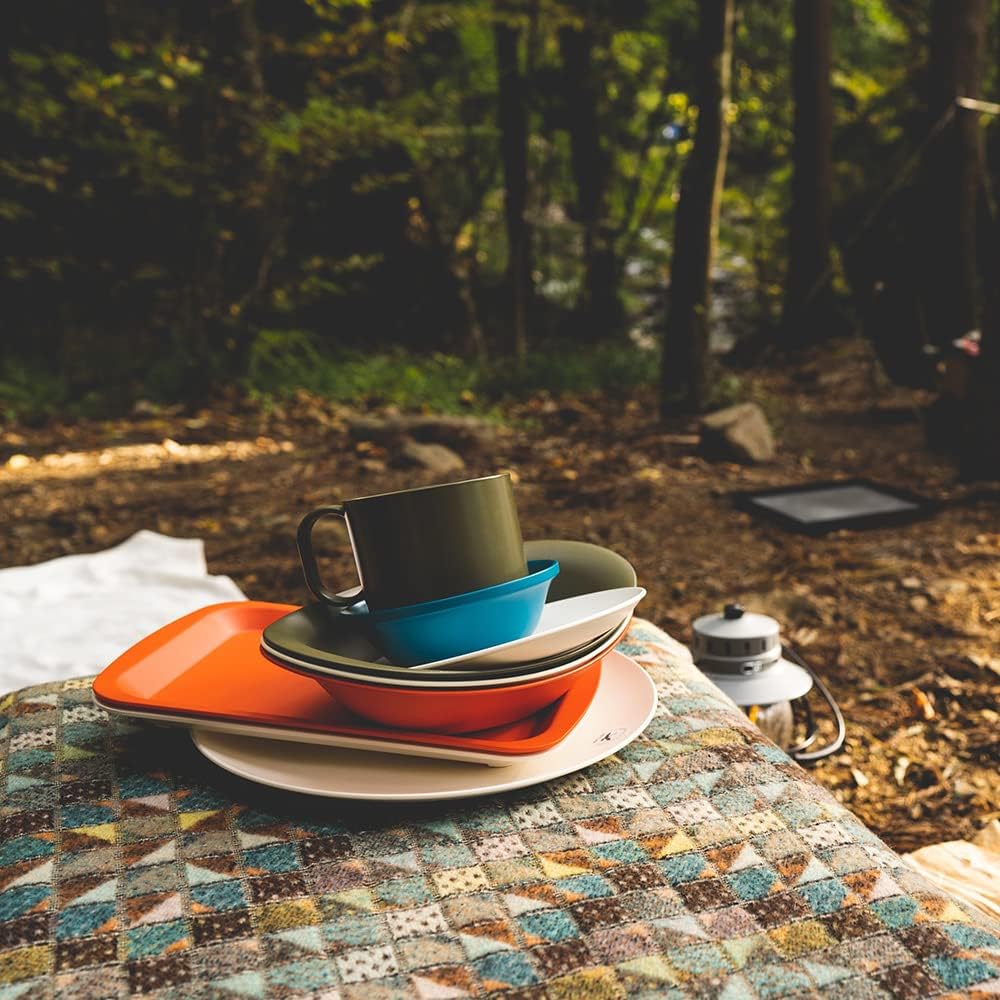 オレンジ色 ランチプレート 皿 風水 ラッキーカラー 家庭運 割れにくい 食器 キッチン アイテム - 画像 (7)