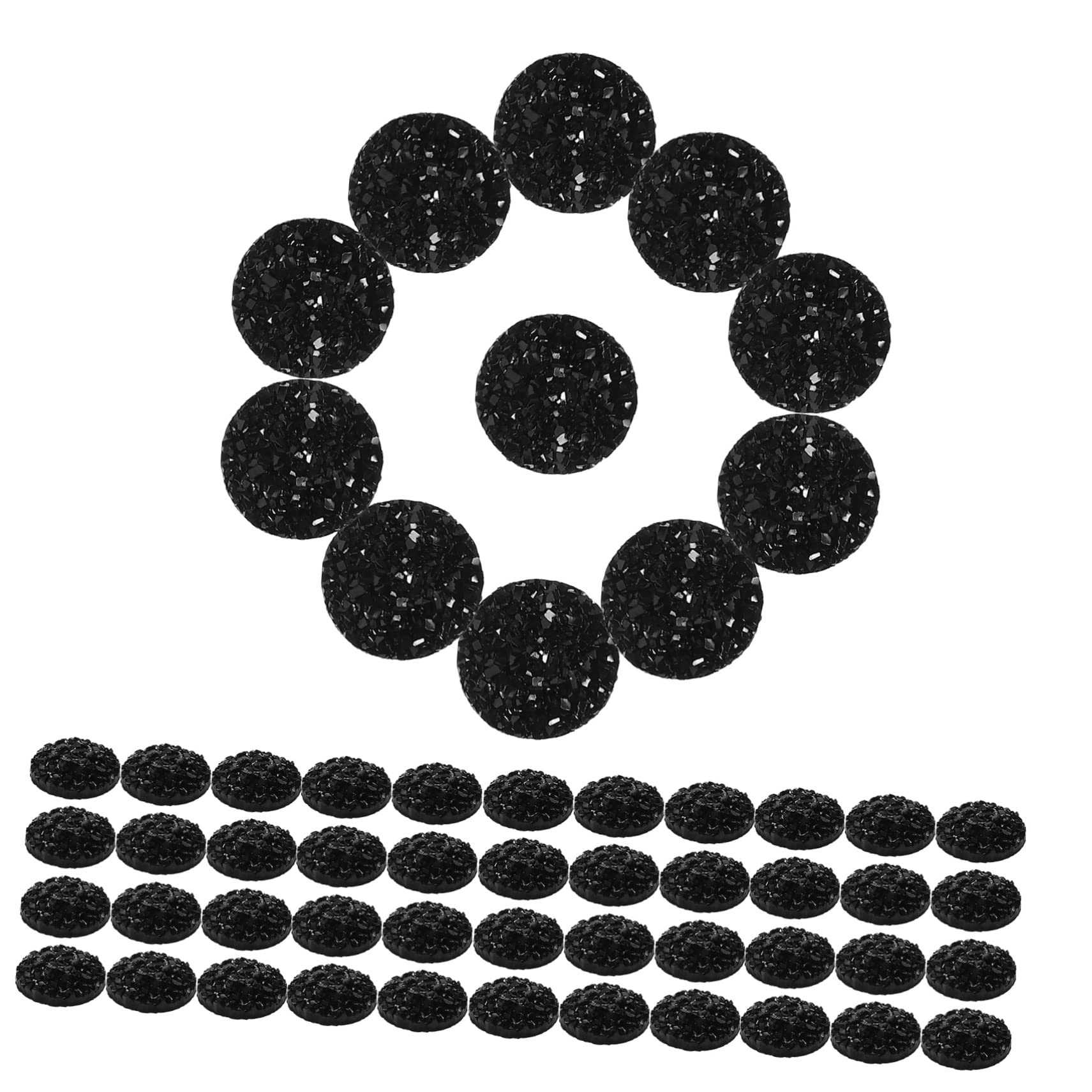 Healeved 500 Piezas Accesorios De Joyería Gemas De Arte De Uñas Suministros De Uñas Gemas Para Uñas Gemas De Cristal Flatback Joyas De Uñas Cristal Plano Diamante Resina