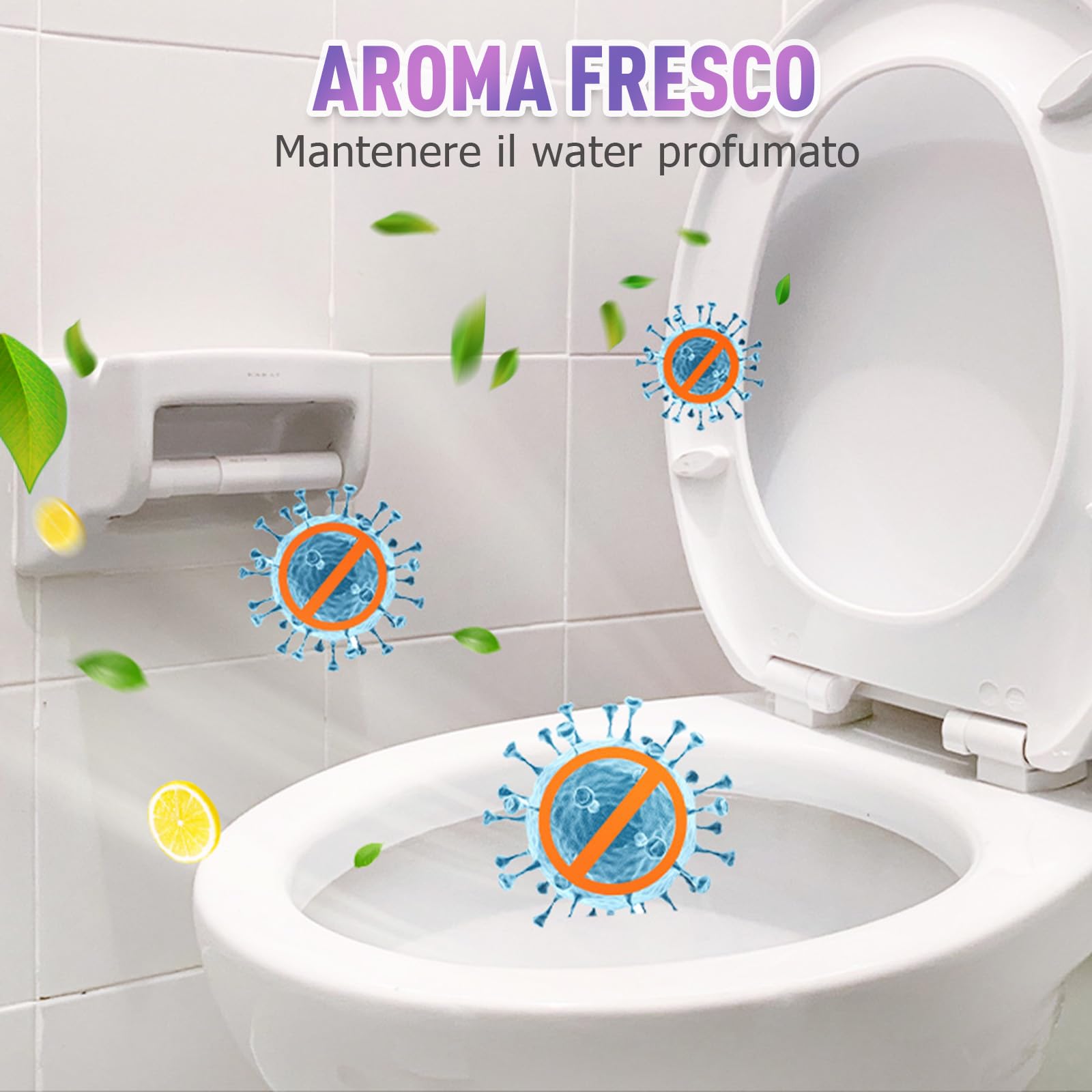 Disincrostante WC, 2026 Nuovo Detergente Anticalcare in Detergente per WC, Self-Cleaning Foam, Scioglie Gli Ingorghi Elimina Incrostazioni di Calcare e Ruggine per la Pulizia di W C e Bagno (1Pcs)