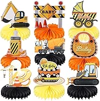 Vista 11 de 9 piezas de centro de mesa de auto de carreras de 2º cumpleaños Let's Go Racing Two Fast Birthday Party Decoración de mesa de auto de carreras