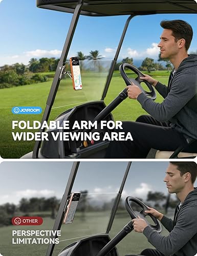 Miniatura 3 de Magsafe - Soporte magnético mejorado para teléfono para carrito de golf, compatible con MagSafe iPhone 17, 16, 15, 14, 13, 12, Series compatible con