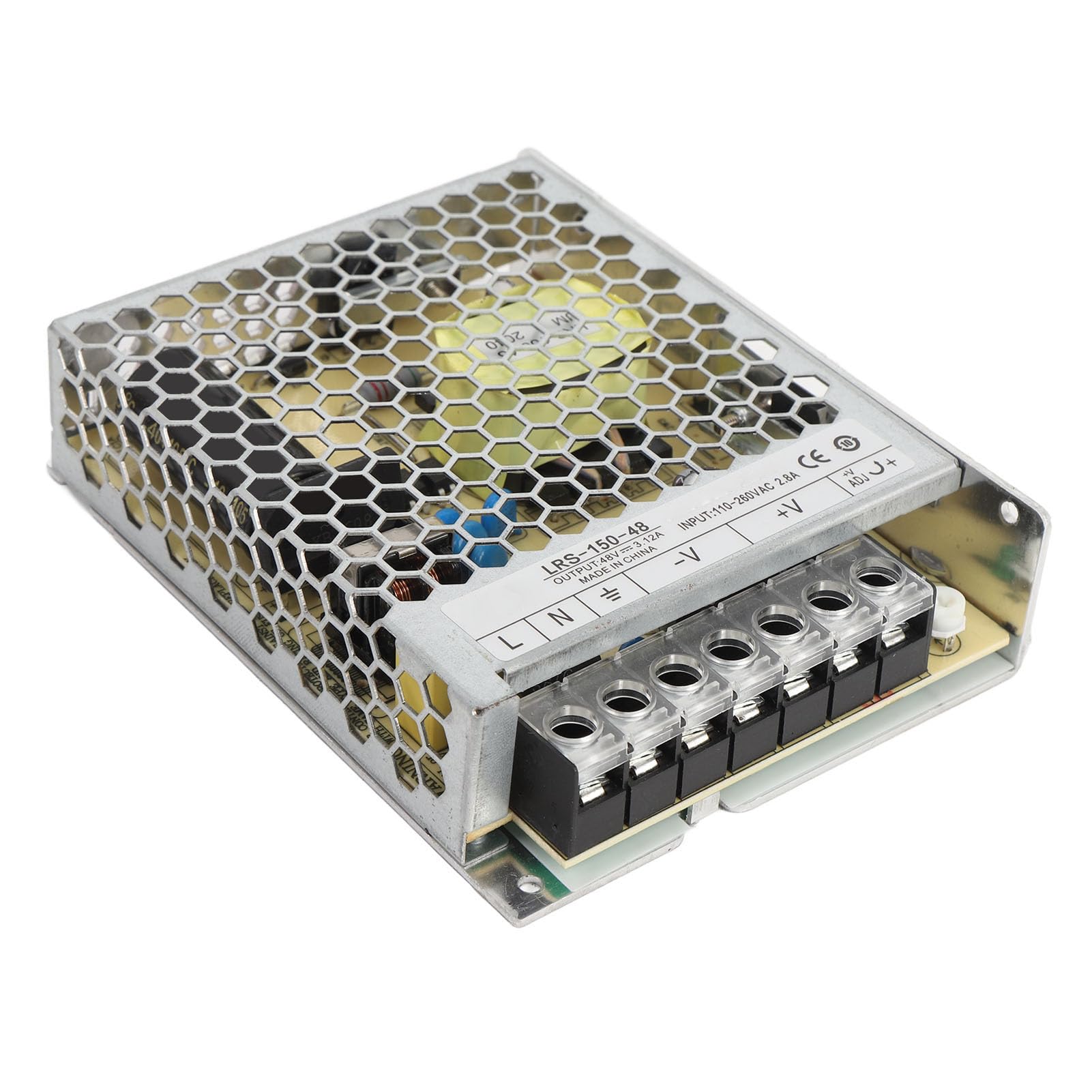 Aramox Adattatore per Iniettore POE, Materiale ABS, Iniettore Power Ethernet da 150 W con Protezione da Cortocircuito, Ideale per Reti Gigabit Ethernet e Mini Sistemi