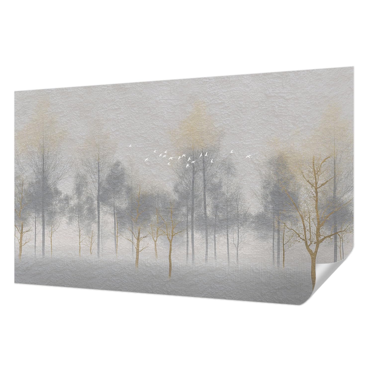 Décoration intérieure panoramique haute qualité 416x254 cm forêt
