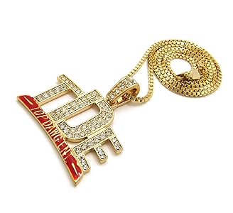 ICED OUT 'TDE' PENDANT & 24 ICED OUT 'TDE' PENDANT & 24