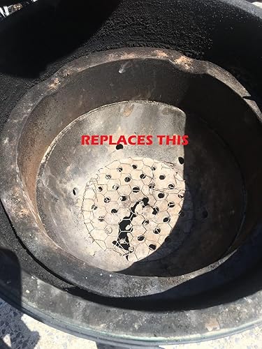 Miniatura 3 de Acero inoxidable Parrilla para chimenea para Big Green Huevo Firebox, LG grande. Garantía de por vida