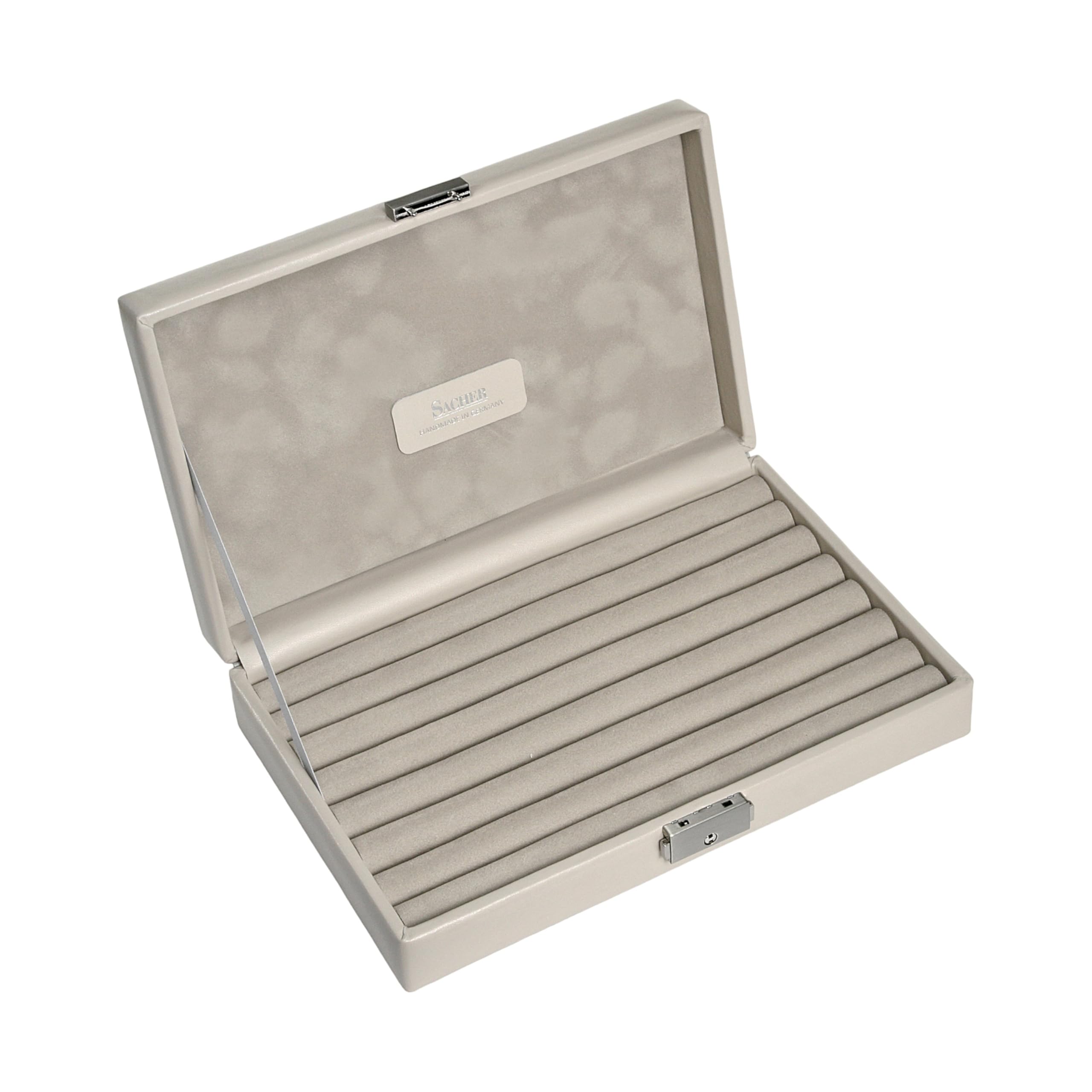 SACHER Estuche para anillos elegance/arena (piel de vacuno)