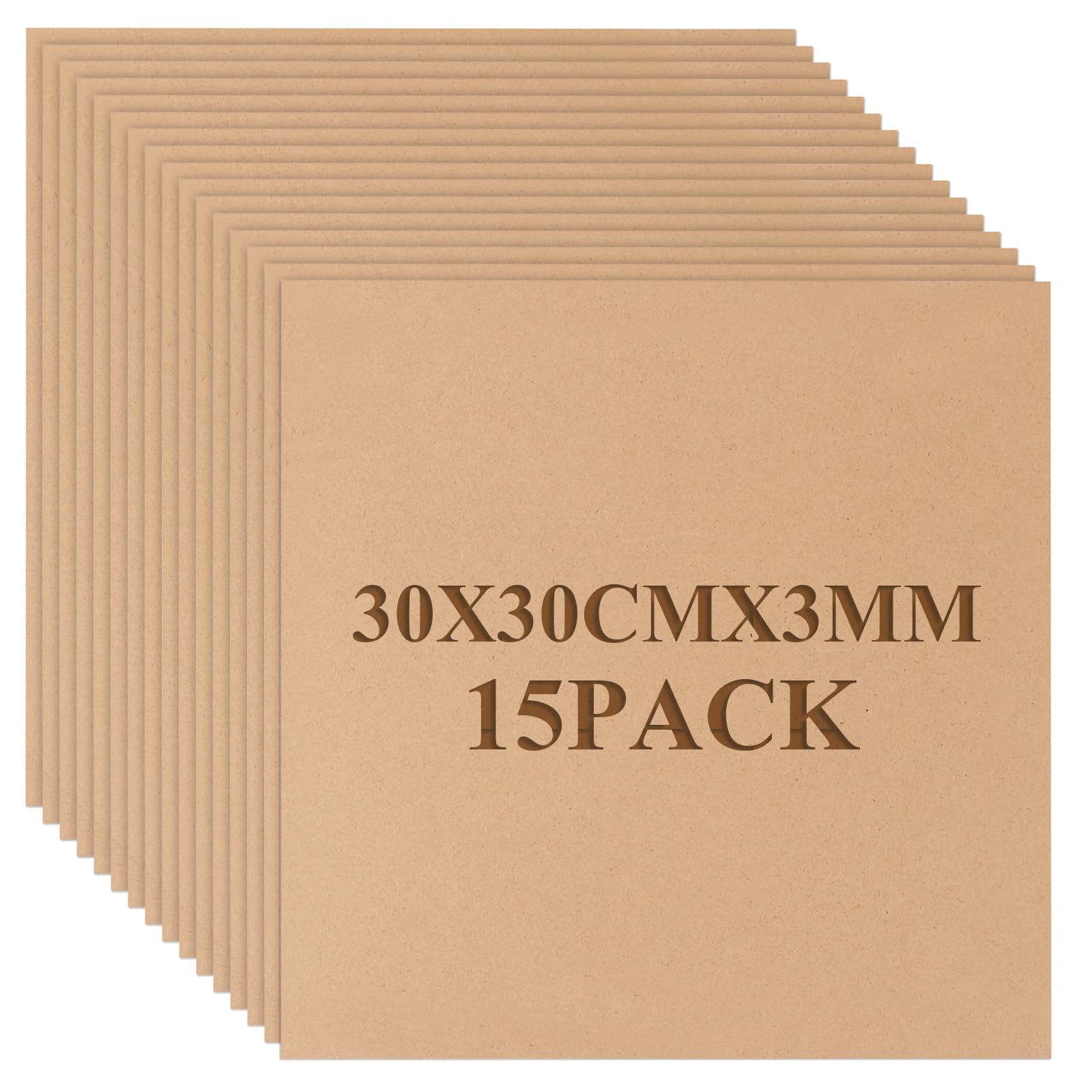 15 placas de madera