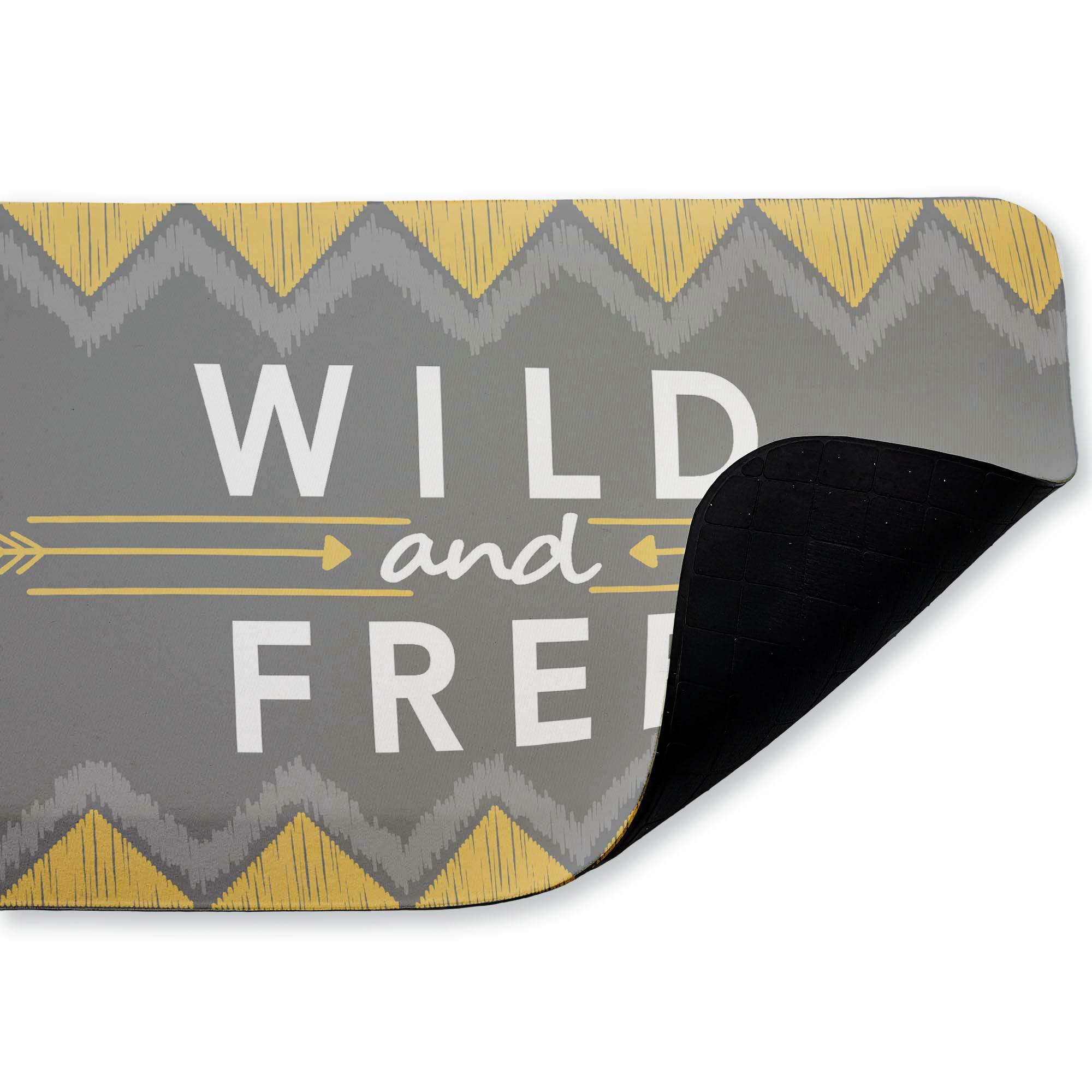Desert Boho Wild & Free Anti-Ermüdungs-Fußmatte, ergonomisch gepolsterte Küchen- und Stehmatte mit Rutschfester Unterseite, umweltfreundliche Komfortmatte, Design von Alison Tauber, 76,2 x 45,7 cm