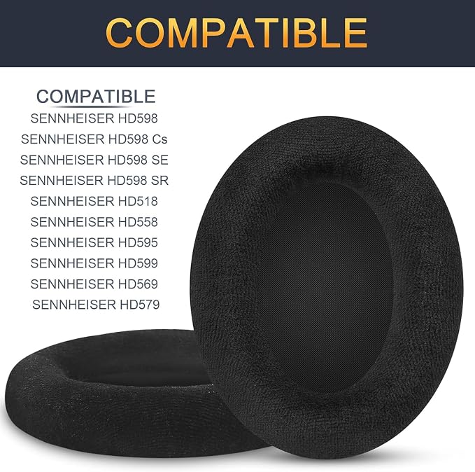Gvoears HD598 Almohadillas Compatibles para Sennheiser miniatura 2
