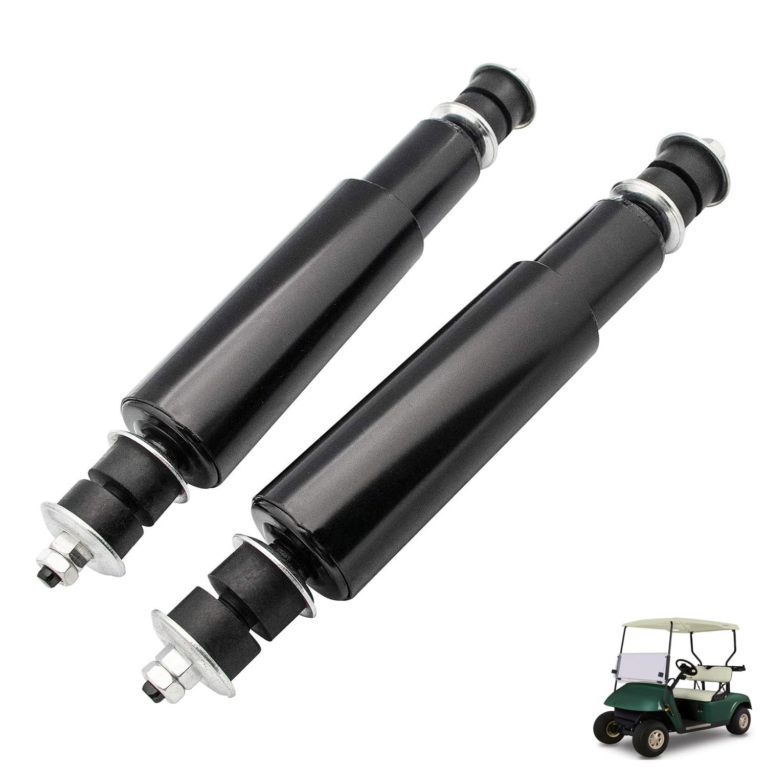 Drive-up Golf Cart Front or Rear Shock Absorber Fits EZGO TXT 1994-2001 and EZGO RXV 2013.4-up 76418G01 70324-G01 (2 Pack)