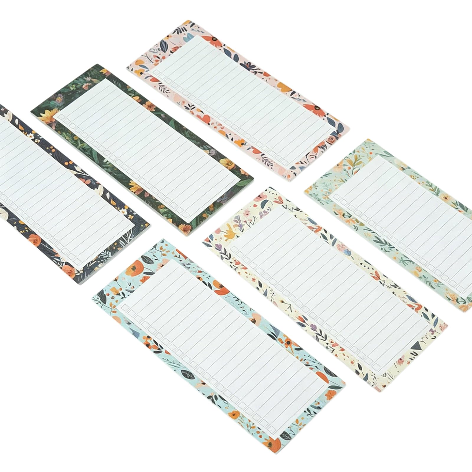 Miayical Magnetic Notepad for Fridge,Magnetic Notepads,Grocery List Magnet Pad for Fridge,To Do List Pad for to Do Lists,Shopping,Locker,Filing Cabinet,50 Sheets per Notepads (300Sheets)
