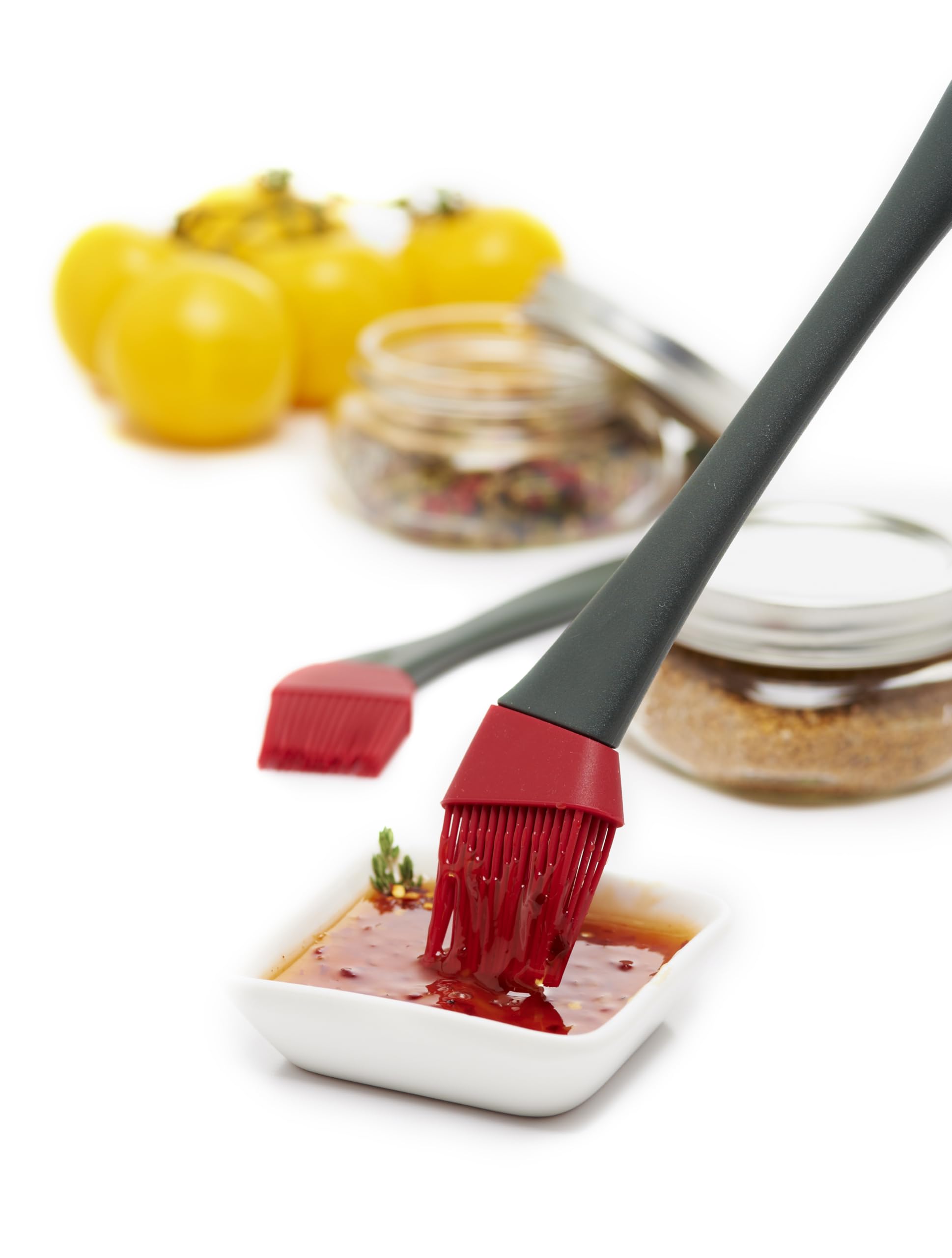 GrillPro 41090 2-częściowy silikonowy pędzel do bastowania
