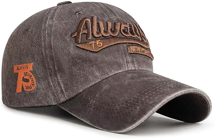 Embroidered Baseball Cap for Men & Women, Adjustable Lightweight Hat for Outdoor Golf, Travel, Daily Wear