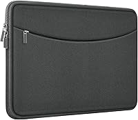 Vista 14 de Funda para laptop de 14 pulgadas, maletín protector a prueba de golpes con bolsillo para accesorios, bolsa portátil para computadora para MacBook