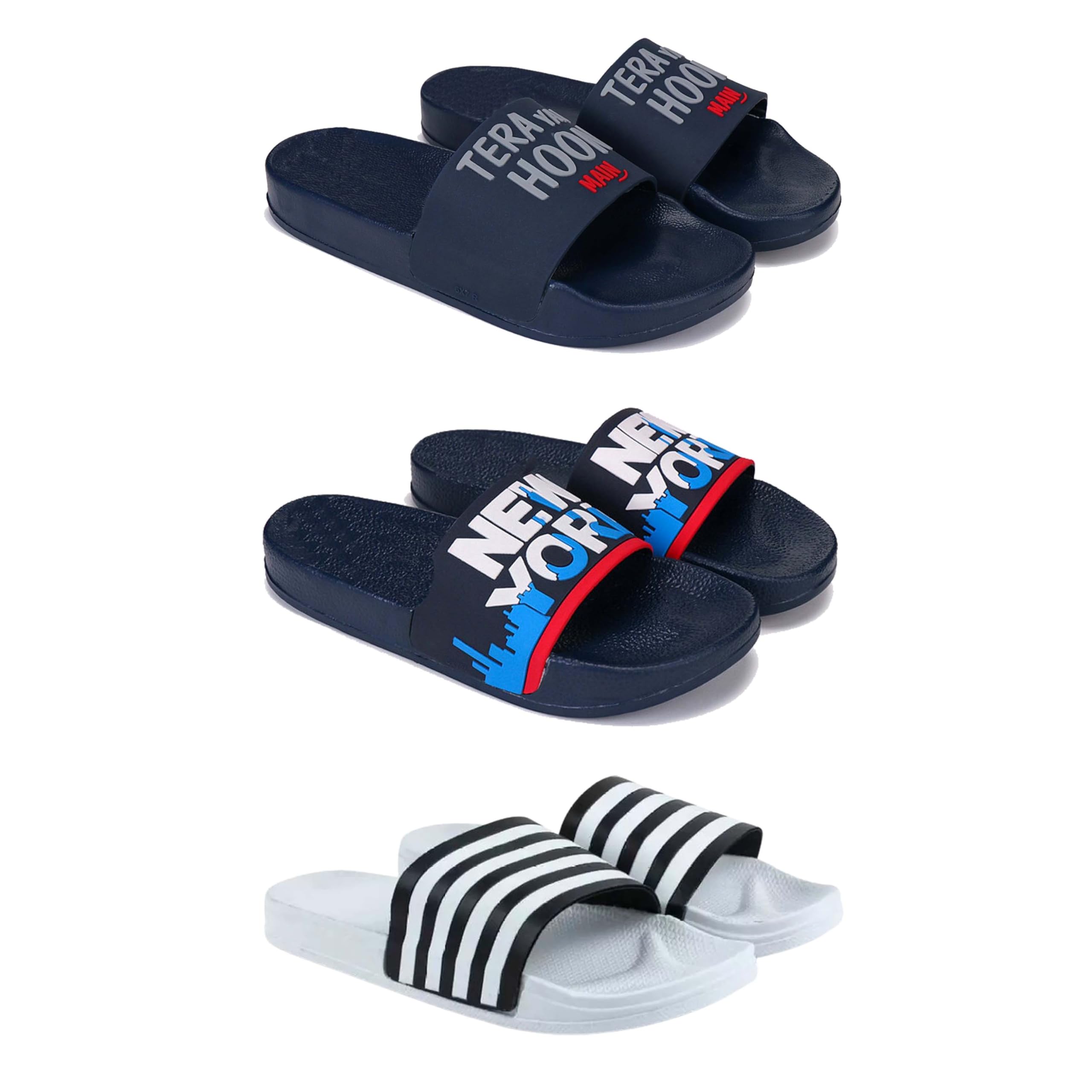 Men's Sandals | Lightweight Wear| Stylish & Easy to Wear For Men's GP-SAN-(3-COMBO)-1588-1587-3026