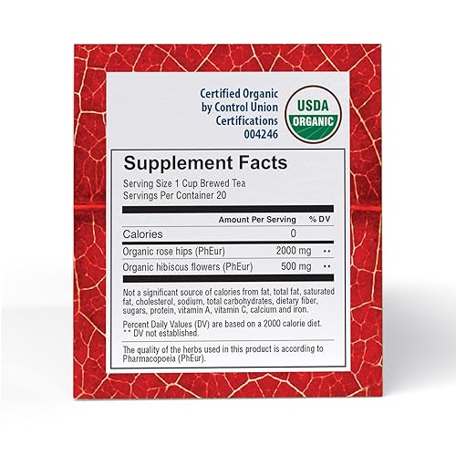 Miniatura 3 de Good Nature Té orgánico de rosa mosqueta y hibisco, 1.76 onzas