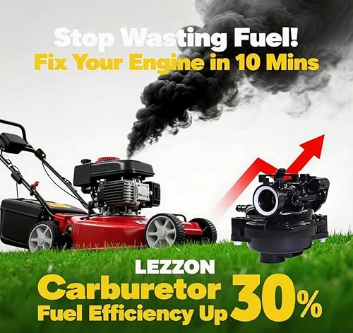 Miniatura 3 de Carburador de cortacésped para 300E 450E 500E 550EX 08P502 09P602 125CC 140CC Reemplazo del carburador 799583 593261 591979 591160 590556