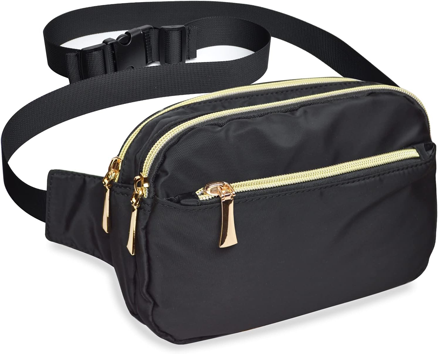 Fanny Packs for Women Men Fashion Plus Size Waist Pack Belt Bag Fanny Pack for Girls Boys with 5 Pockets Adjustable Belt, Cute Bum Bag Hip Bags for Travel Disney Running
