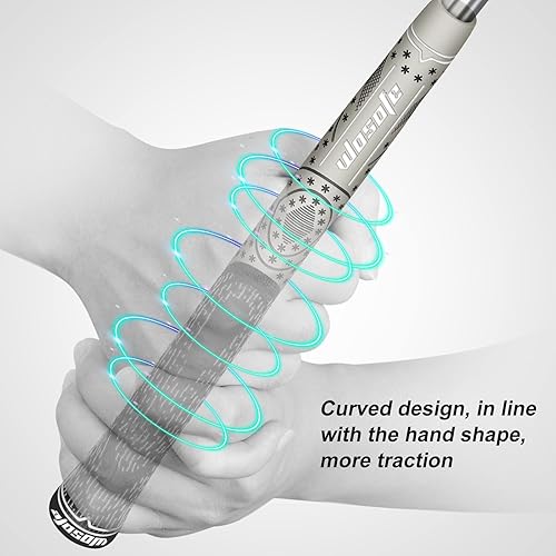 Miniatura 5 de wosofe Paquete de 13 agarres de golf de material compuesto de goma, agarre híbrido para palos de golf, opciones estándar de tamaño mediano de 4