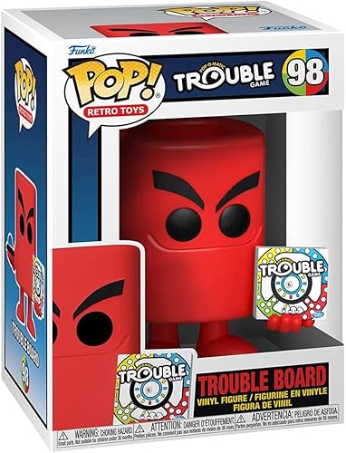Miniatura 2 de POP Retro Toys Trouble - Figura de vinilo Funko Trouble Board (incluye funda protectora de caja compatible)