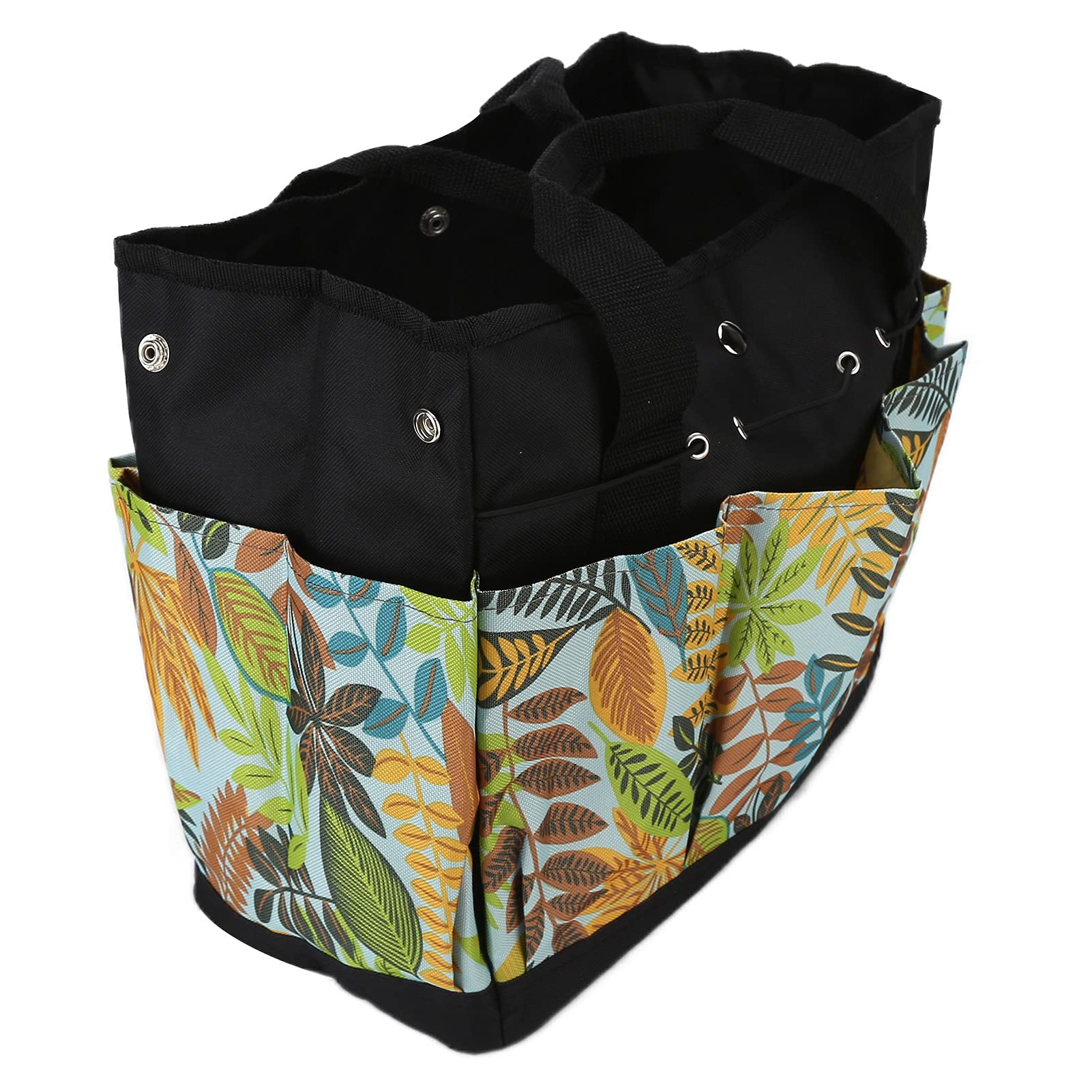 Torba narzędziowa Oxford Cloth Garden, druk kwiatowy Wielofunkcyjna przenośna torba do przechowywania ogrodniczego Tote z kieszeniami