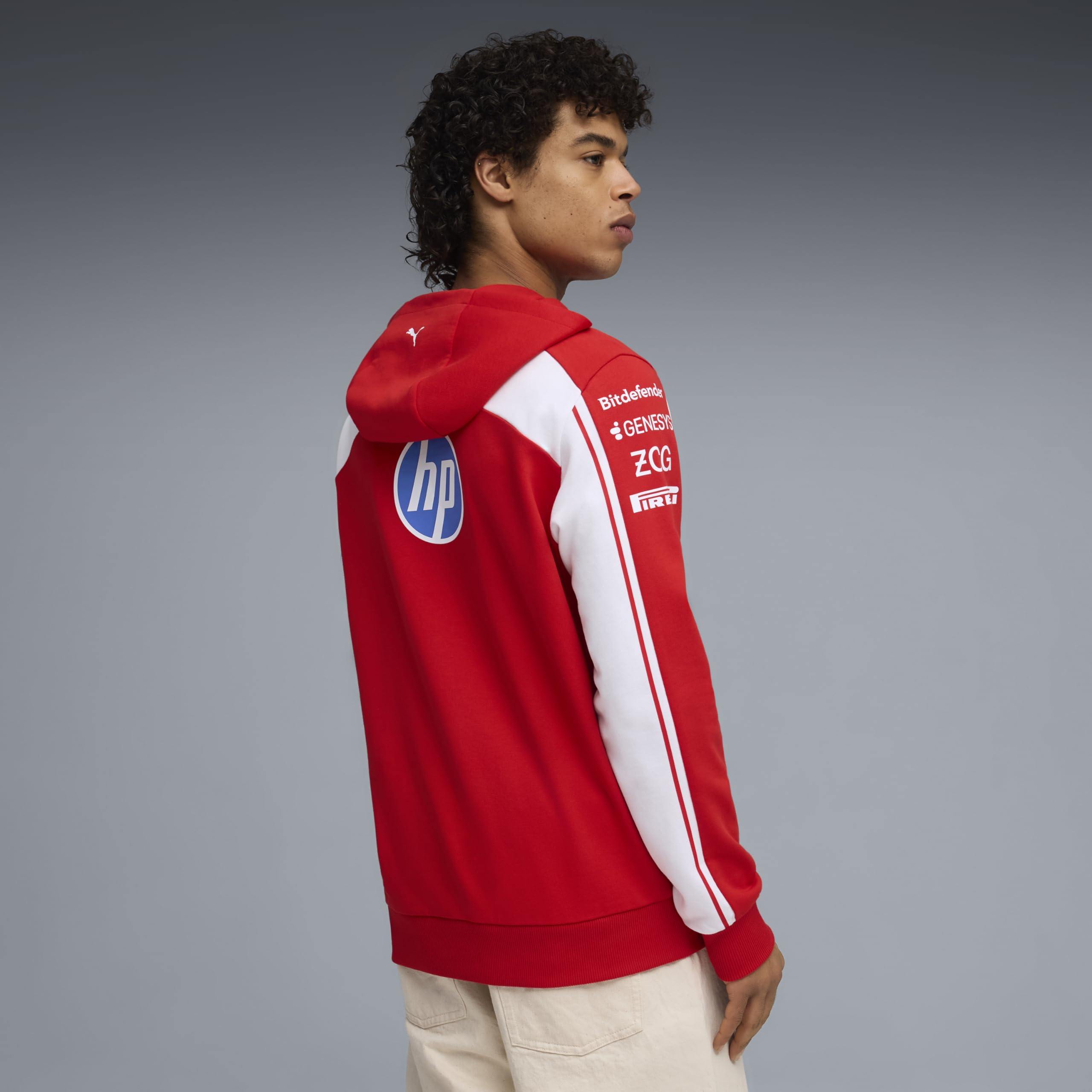 PUMA Scuderia Ferrari F1 2026 Sudadera con Capucha del Equipo para Hombre - Rojo