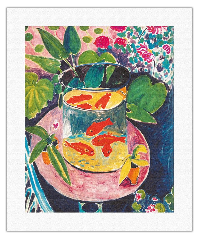 他の方発送×Henri Matisse 【gold fish】高精細刷特別額装品 Amazon.com: Goldfish - From an Original Color Painting by Henri