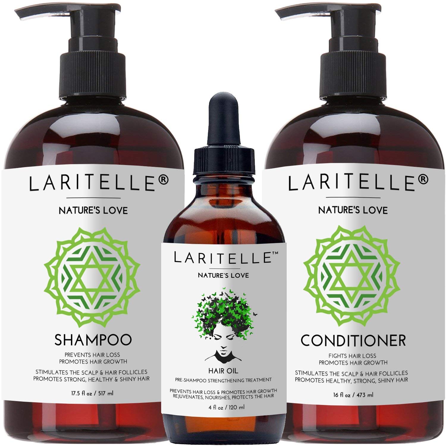 Laritelle Organic Hair Growth Set Nature's Love