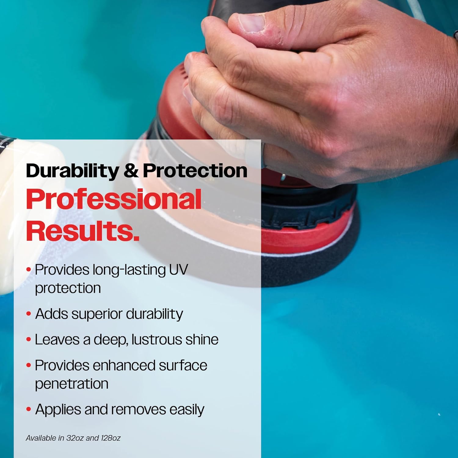 Malco Nano Care Banana Creme Wax - Deep Gloss Shine and Long-Lasting UV Protection/For Automotive, Marine and Industrial Finishes / 1 Gallon (197701) - Image 3