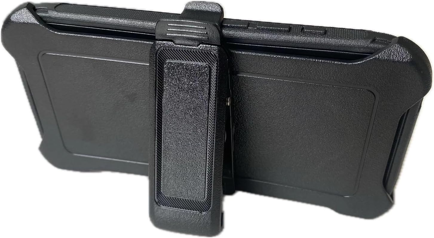Defender Case for iPhone 16 Case Includes Belt Clip Holster Compatible with Samsung Black - Image 3