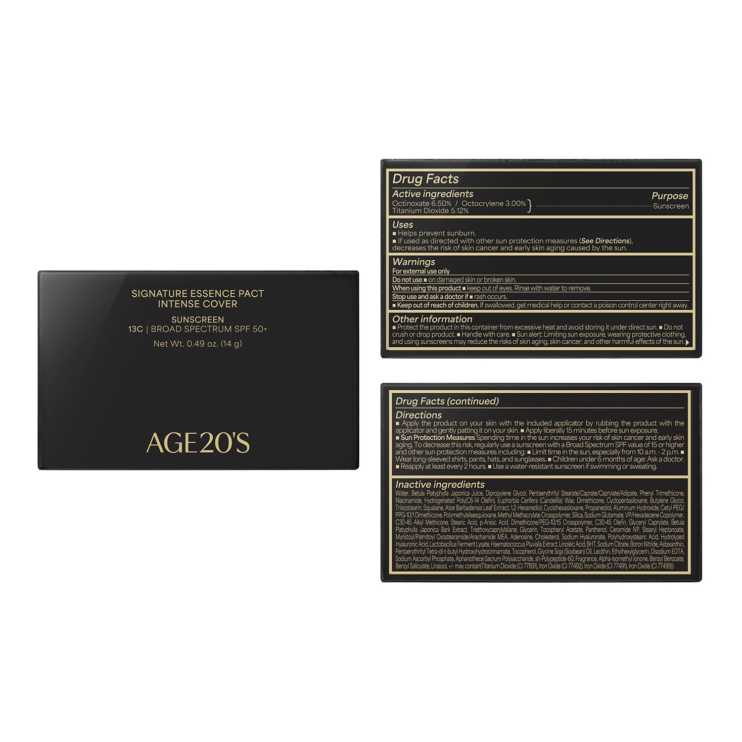 AGE20'S Signature Essence Pact SPF 50+ | Pack of 1 | 13C PORCELAIN | Cream Foundation, Dewy Finish, Natural Coverage | Korean Cushion Foundation - Image 9