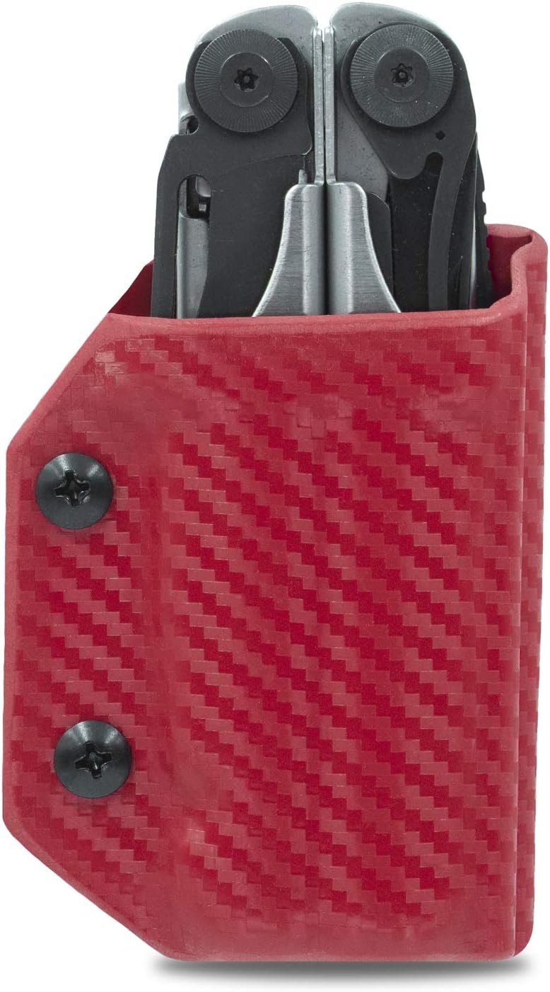 Clip & Carry Kydex Multitool Sheath for LEATHERMAN Surge - Made in USA (Multi-Tool not Included) EDC Multi Tool Sheath Holder Holster Cover (Diamond Plate) : Tools & Home Improvement