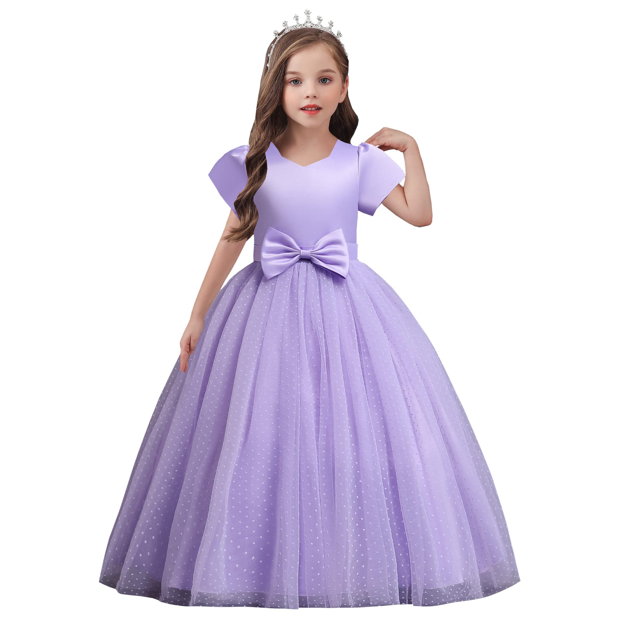 Baixia Preciosos niños vestidos de niña de flores para boda vestido de baile vestido de dama de honor niñas boda fiesta vestido de niña de flores