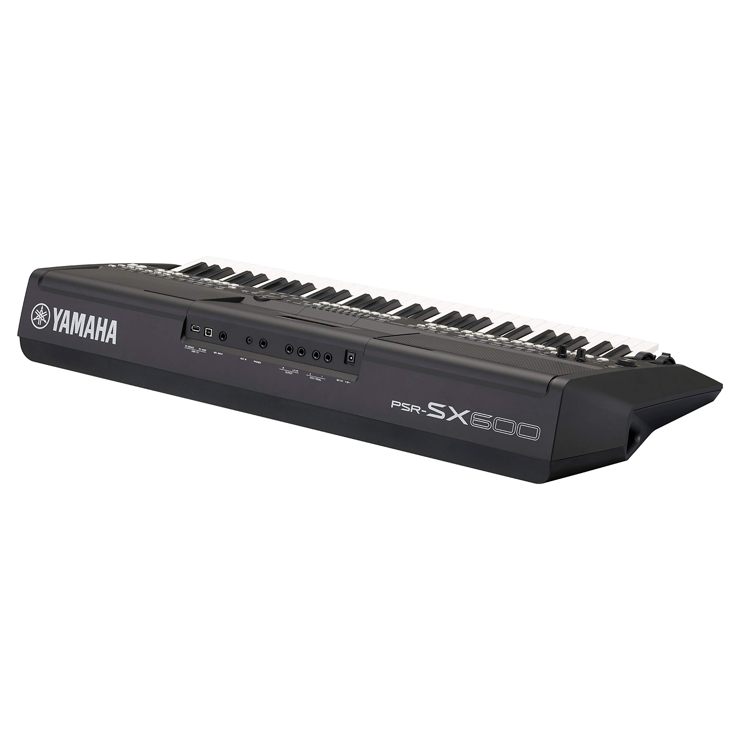 Yamaha Digital Keyboard PSR-SX600 61 Tasti Sensibili al Tocco 850 Suoni Strumentali Nero