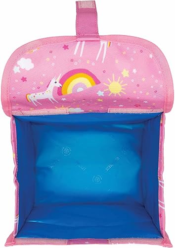 Miniatura 6 de Packit Lonchera congelable, color rosa unicornio de ensueño, construido con tecnología EcoFreeze, plegable, reutilizable, cierre plegable, perfecto