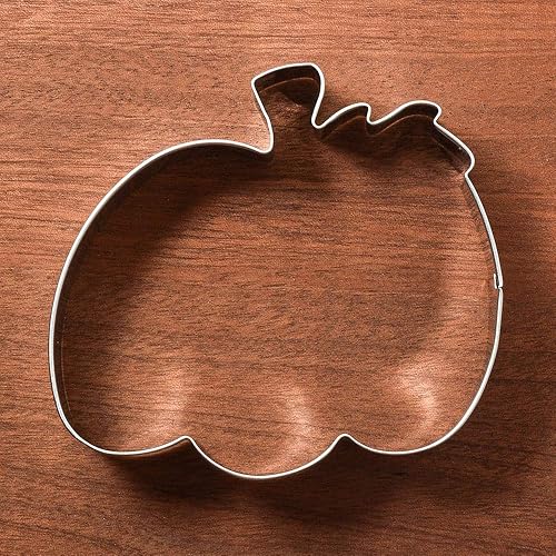 Miniatura 5 de LILIAO Janka - Cortador de galletas de calabaza para HalloweenAcción de Gracias, 3.6 x 3.2 pulgadas, acero inoxidable