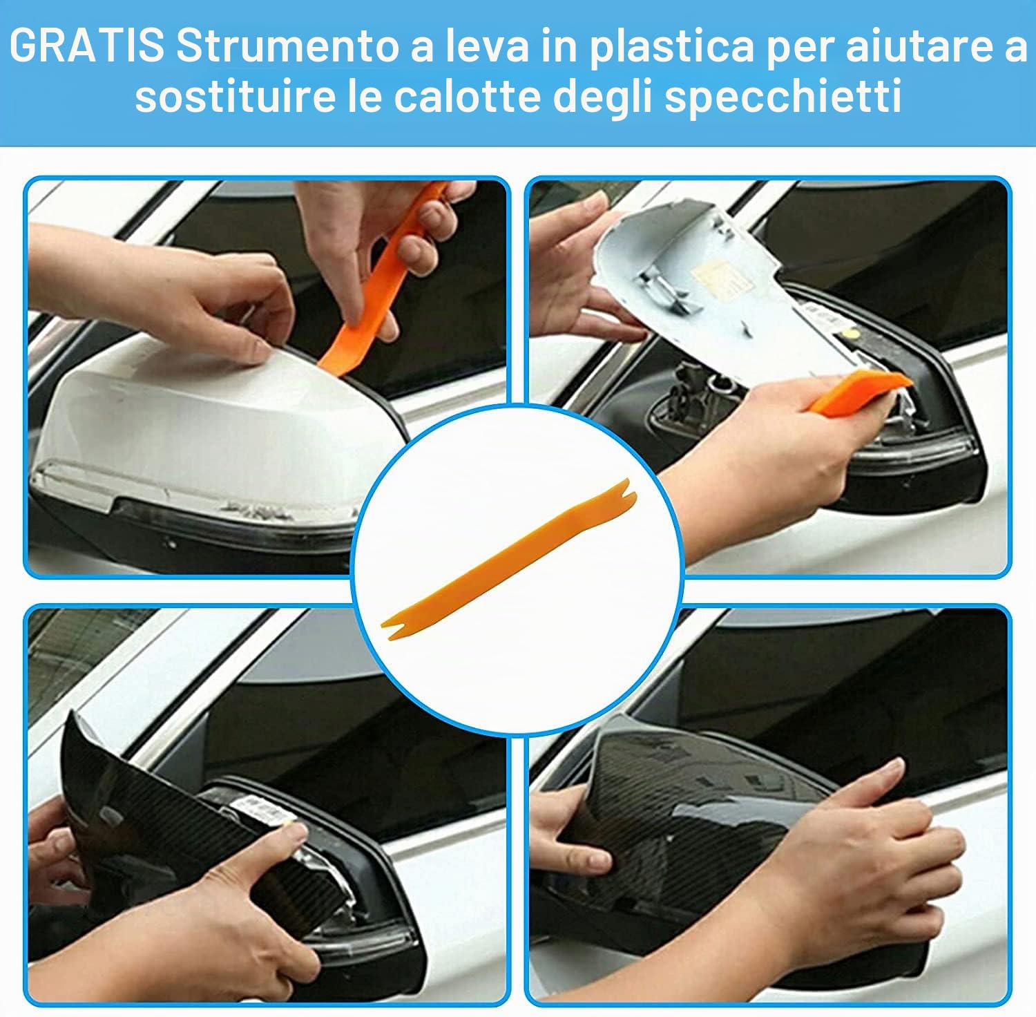 Coperture specchietti esterni per auto, coperture specchietti retrovisori di ricambio, ricambio per F20 F22 F23 F30 F31 F32 F33 F36 F87 M2 X1 E84 (fibra di carbonio)
