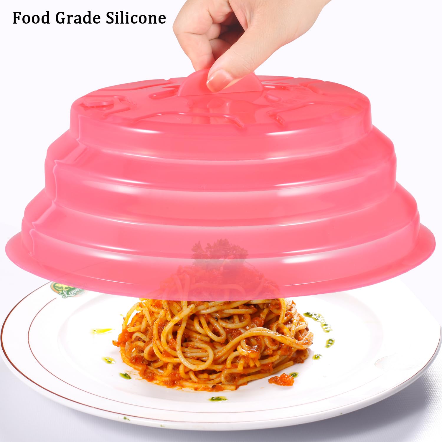 Silicone Microwave Cover - Collapsible & BPA Free -2