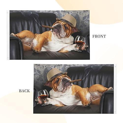 Miniatura 2 de Hipster - Pancartas navideñas de doble cara de 3 x 5 pies para fiestas, jardín, patio, decoración del hogar, interiores y exteriores