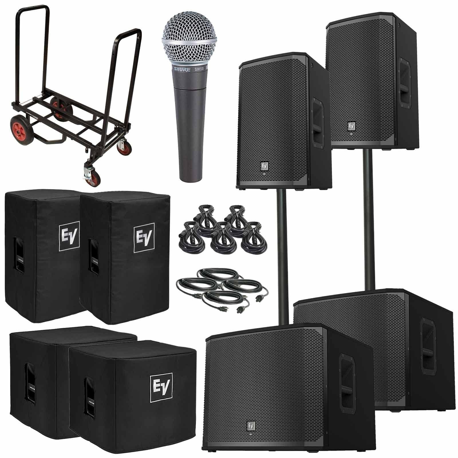 Electro-Voice EKX-12P 12″ Powered Speaker & 18″ Subwoofer Duo Package